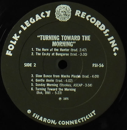 Ann Mayo Muir, Ed Trickett, Gordon Bok : Turning Toward The Morning (LP, Album, Bla)