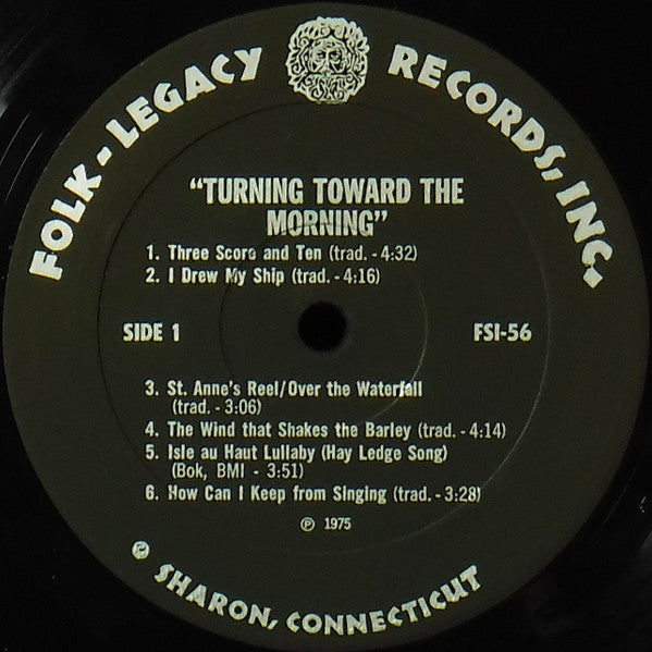 Ann Mayo Muir, Ed Trickett, Gordon Bok : Turning Toward The Morning (LP, Album, Bla)