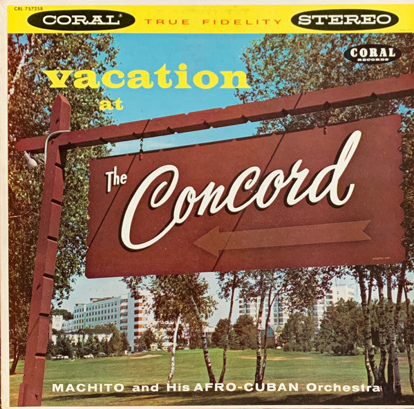 Machito & His Afro-Cuban Orchestra* : Vacation At The Concord (LP, Album)