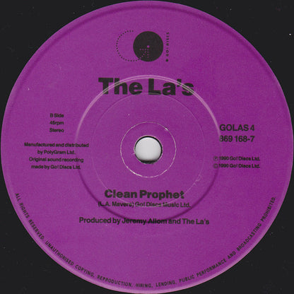 The La's : Timeless Melody (7", Single, Pap)