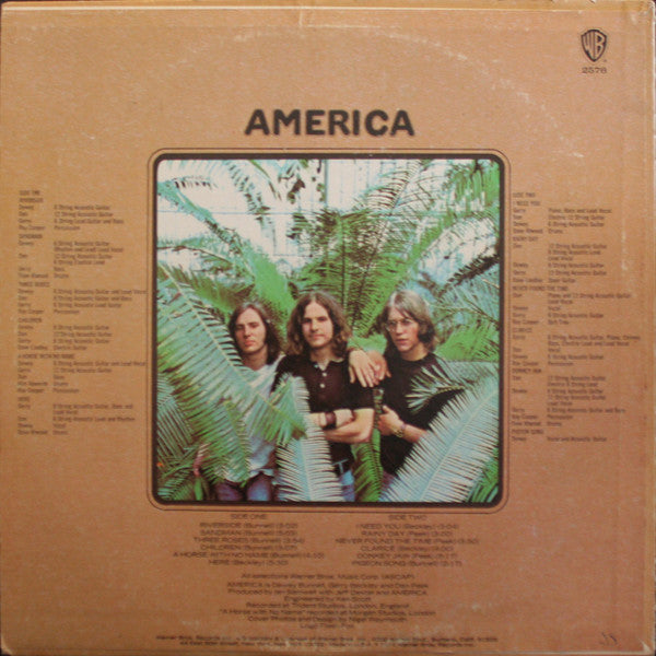 America (2) : America (LP, Album)