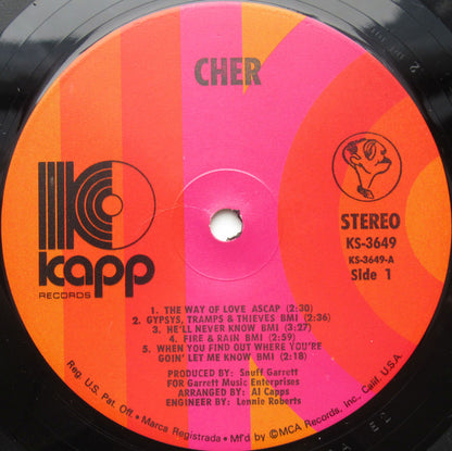 Cher : Gypsys, Tramps & Thieves (LP, Album, RE)