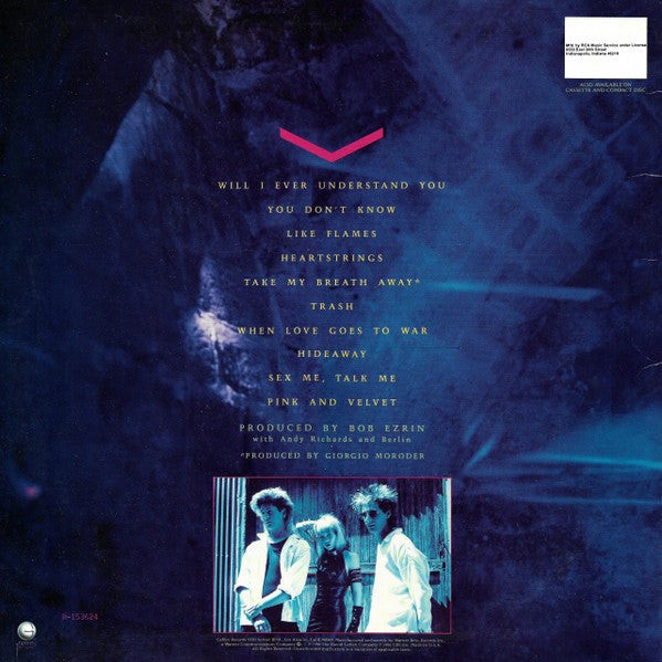 Berlin : Count Three & Pray (LP, Album, Club, RCA)
