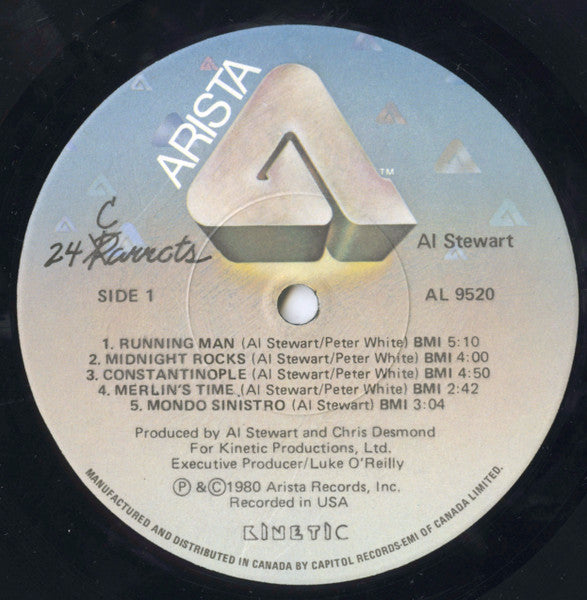 Al Stewart : 24 Carrots (LP, Album)
