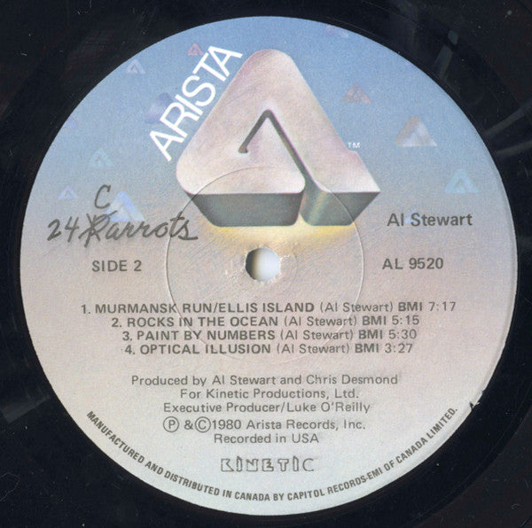 Al Stewart : 24 Carrots (LP, Album)