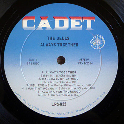 The Dells : The Dells Musical Menu / Always Together (LP, Album, Gat)