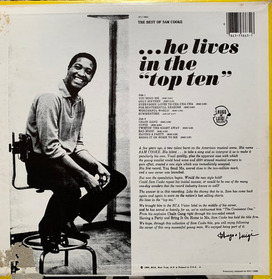 Sam Cooke : The Best Of Sam Cooke (LP, Comp, RE, Ind)