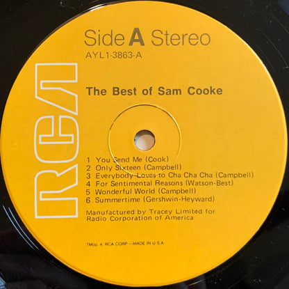 Sam Cooke : The Best Of Sam Cooke (LP, Comp, RE, Ind)