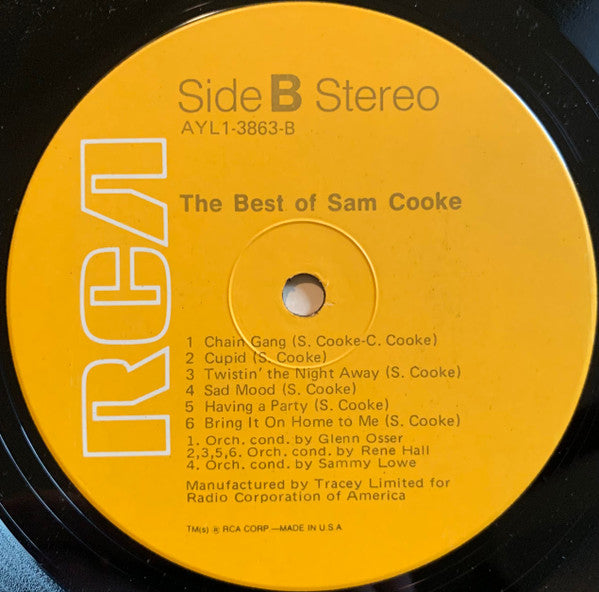 Sam Cooke : The Best Of Sam Cooke (LP, Comp, RE, Ind)