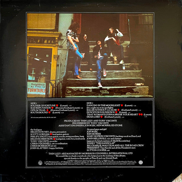 Thin Lizzy : Bad Reputation (LP, Album, Ter)