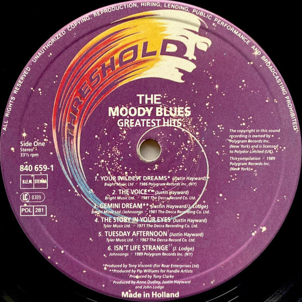 The Moody Blues : Greatest Hits (LP, Comp)