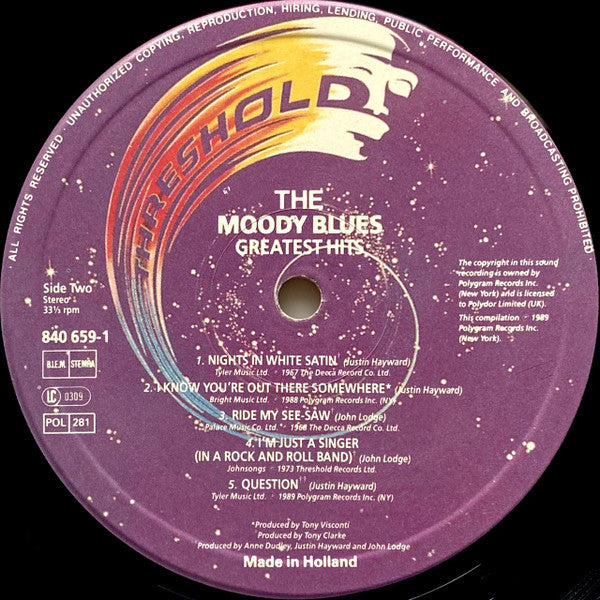 The Moody Blues : Greatest Hits (LP, Comp)