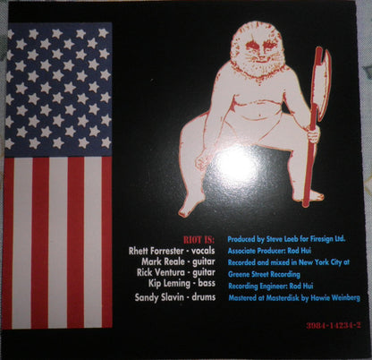Riot (4) : Born In America (CD, Album, RE, RP)