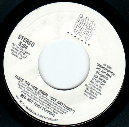 Nancy Wilson (2) / Red Hot Chili Peppers : All For Love / Taste The Pain (7", Single, Promo)
