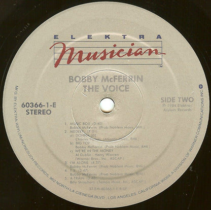 Bobby McFerrin : The Voice (LP, Album, SP,)