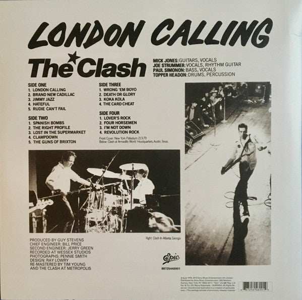 The Clash : London Calling (2xLP, Album, RE, RM, 180)