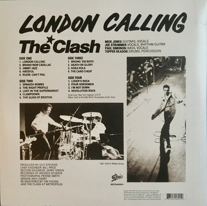 The Clash : London Calling (2xLP, Album, RE, RM, 180)