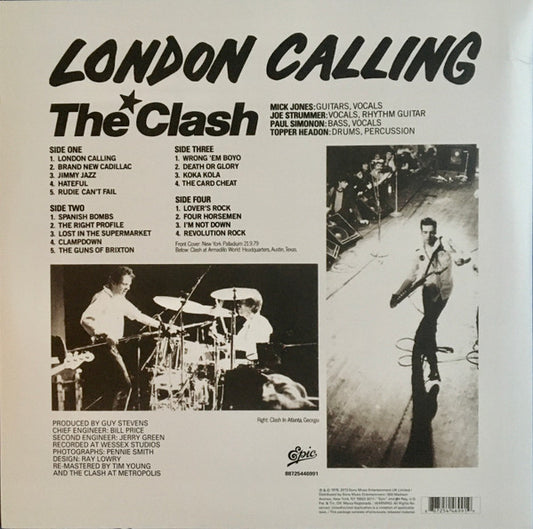 The Clash : London Calling (2xLP, Album, RE, RM, 180)
