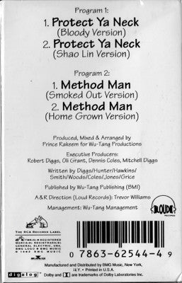 Wu-Tang Clan : Protect Ya Neck (Cass, Single)