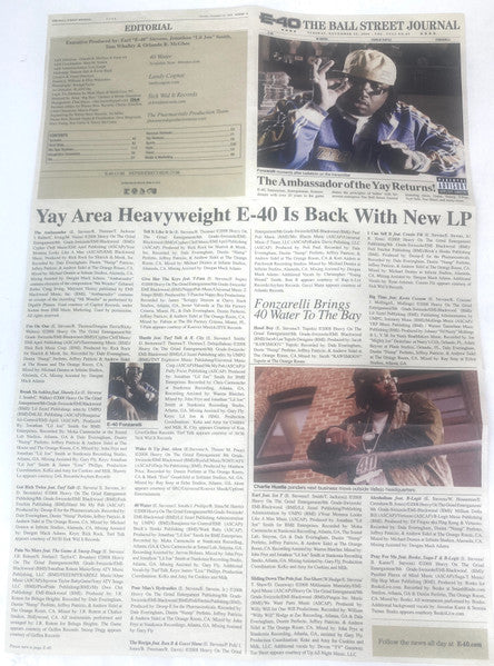 E-40 : The Ball Street Journal (CD, Album)