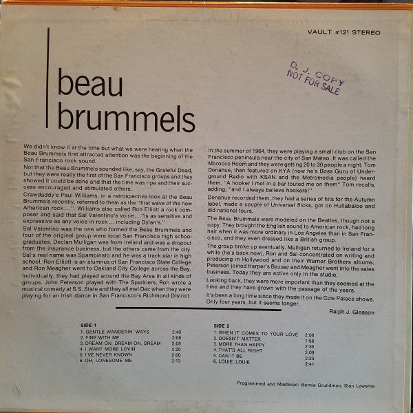 Beau Brummels* : Vol. 44 (LP, Comp, Mon)