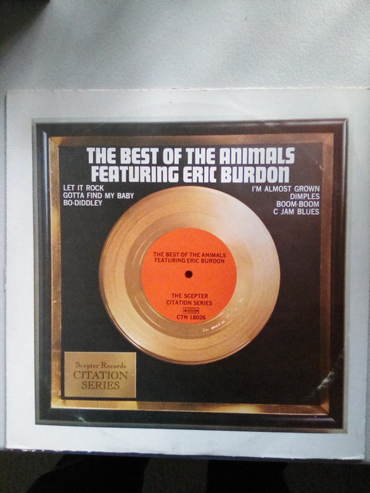 The Animals Featuring Eric Burdon : The Best Of The Animals Featuring Eric Burdon (LP, Album, RE)
