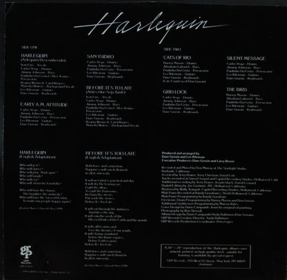 Dave Grusin, Lee Ritenour : Harlequin (LP, Album, Club, No )