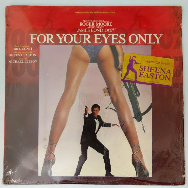 Bill Conti : For Your Eyes Only (Original Motion Picture Soundtrack) (LP, Album, Jac)