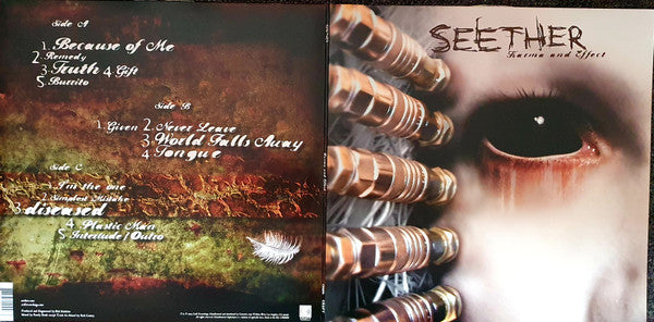 Seether : Karma And Effect (LP + LP, S/Sided, Etch + Album, Ltd, Bur)