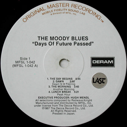 The Moody Blues With The London Festival Orchestra Conducted By Peter Knight (5) : Days Of Future Passed (LP, Album, Ltd, RE, RM)