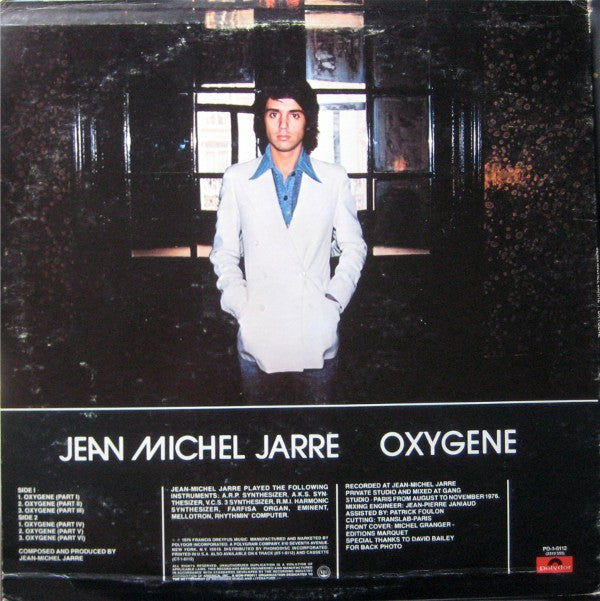 Jean Michel Jarre* : Oxygene (LP, Album, PRC)
