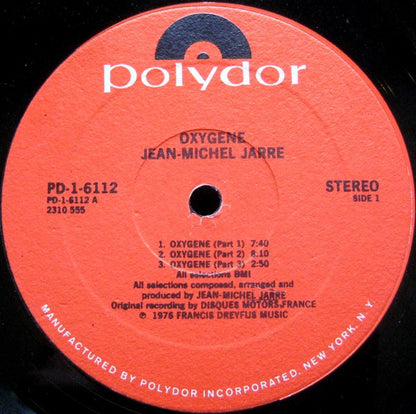 Jean Michel Jarre* : Oxygene (LP, Album, PRC)