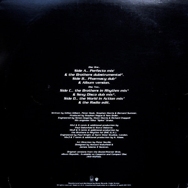 NewOrder* : World (The Price Of Love) (2x12", Promo)