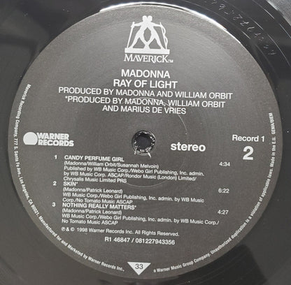 Madonna : Ray Of Light (2xLP, Album, RE, RP, 180)