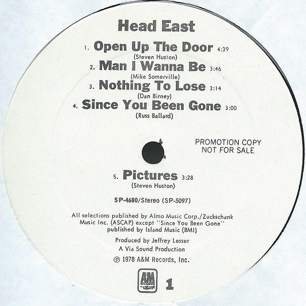 Head East : Head East (LP, Album, Promo)