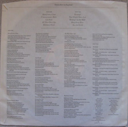 George Harrison : Somewhere In England (LP, Album)