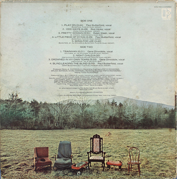 The Butterfield Blues Band* : Sometimes I Just Feel Like Smilin' (LP, Album, Pit)