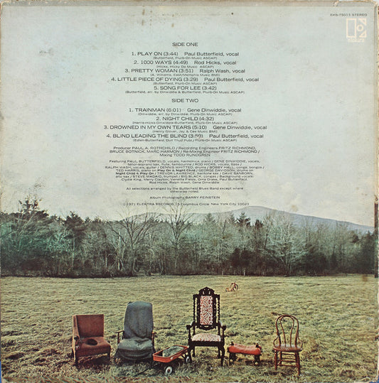 The Butterfield Blues Band* : Sometimes I Just Feel Like Smilin' (LP, Album, Pit)