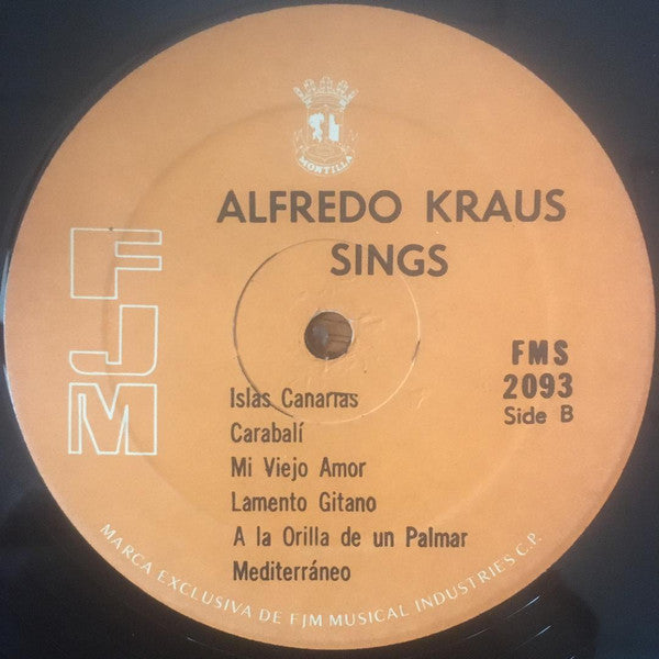 Alfredo Kraus : Siboney (LP, Album, RE)