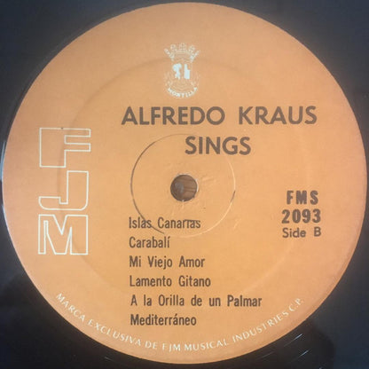 Alfredo Kraus : Siboney (LP, Album, RE)