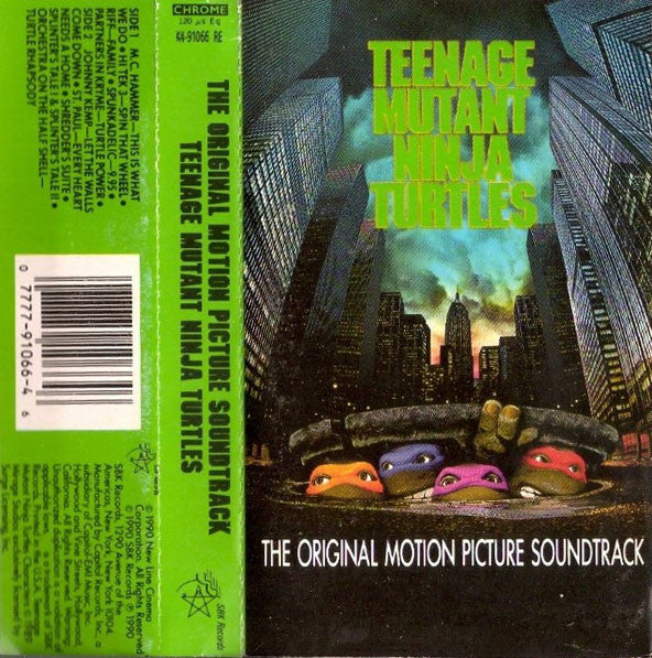Various : Teenage Mutant Ninja Turtles (The Original Motion Picture Soundtrack) (Cass, Chr)