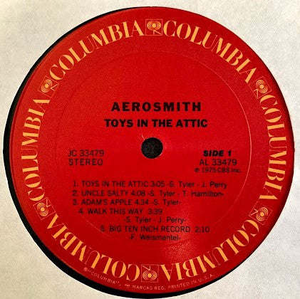 Aerosmith : Toys In The Attic (LP, Album, Pit)