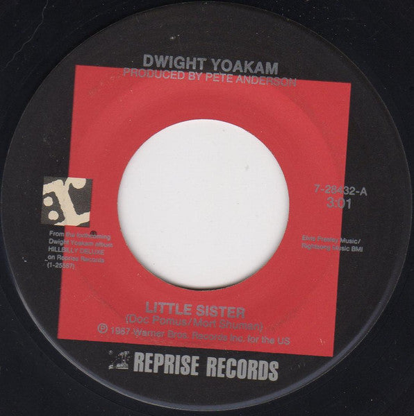 Dwight Yoakam : Little Sister  (7", Single, Spe)