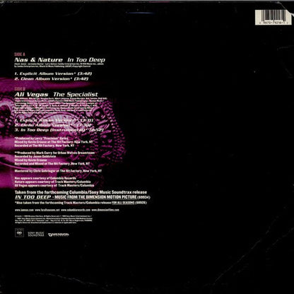 Nas & Nature (4) / Ali Vegas : In Too Deep / The Specialist (12")