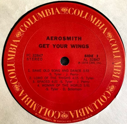 Aerosmith : Get Your Wings (LP, Album, RE, Pit)