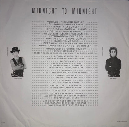 Psychedelic Furs* : Midnight To Midnight (LP, Album, Car)