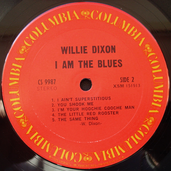 Willie Dixon : I Am The Blues (LP, Album, RP, Pit)