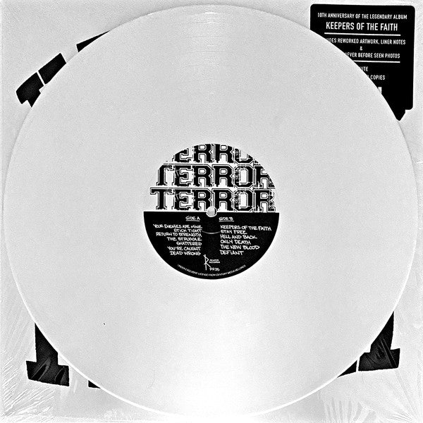 Terror (3) : Keepers Of The Faith (LP, Album, Ltd, RE, Whi)