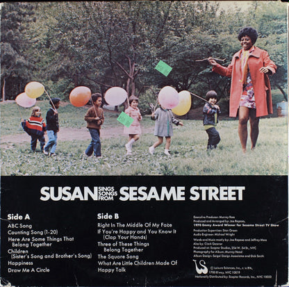 Susan* With The Children's Chorus (2) : Susan Sings Songs From Sesame Street (LP, Album, Ste)