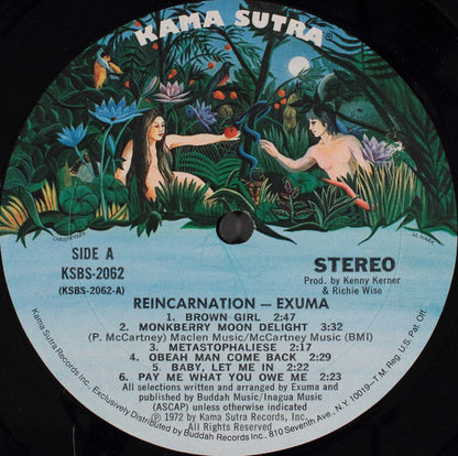 Exuma : Reincarnation (LP, Album, Gat)